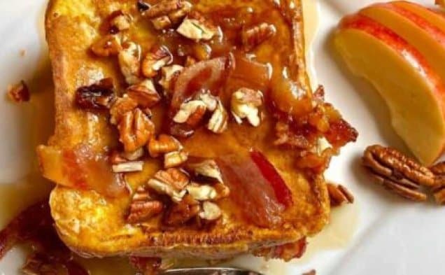 Bacon-Apple-Pecan Stuffed French Toast
