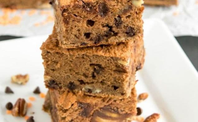 Flourless Lentil Chocolate Brownies