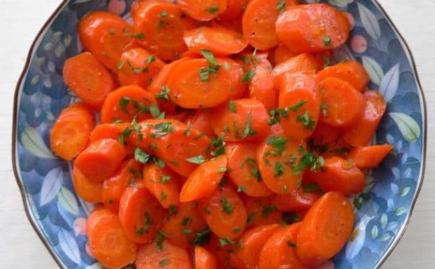 Agave Glazed Carrots