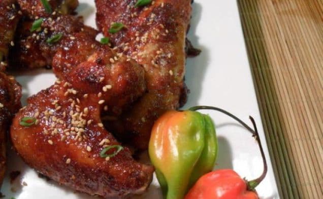 Baked Habanero Hot Wings