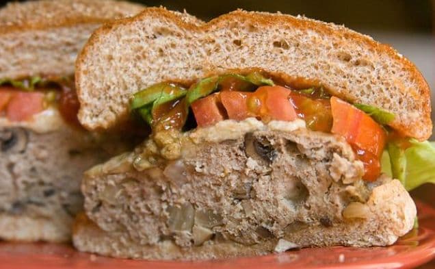 Blue Cheese and Mushroom Turkey Burger