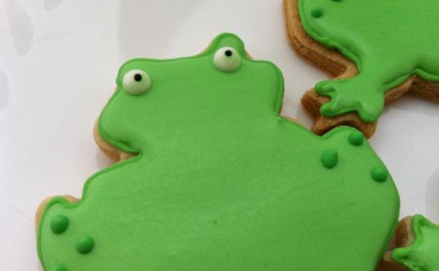 Brown sugar & Spice Sugar cookie frogs