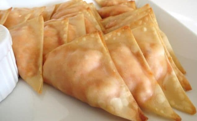 Buffalo Chicken Wings Wonton Wraps