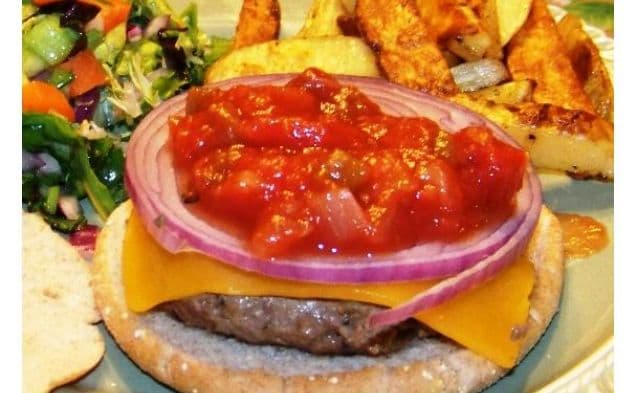 Chipotle-Salsa Burger