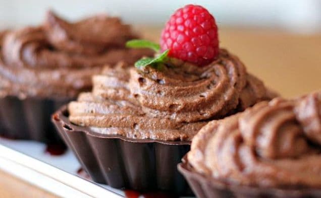 Chocolate Mousse in Chocolate Shell