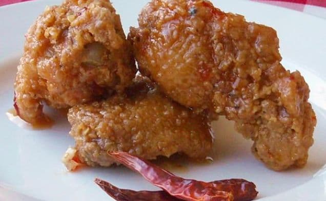 Crispy Sweet Sticky Spicy Wings