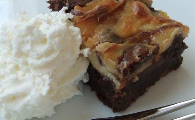 Dark Shadows Baileys Chocolate Cheesecake Brownies