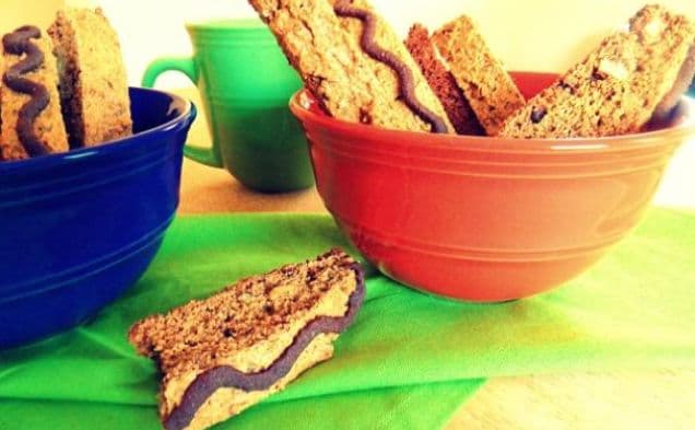 Hazelnut Mexican Chocolate Biscotti