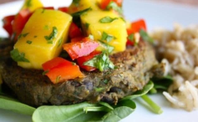 Just Julie’s BBQ Spicy Black Bean Burgers