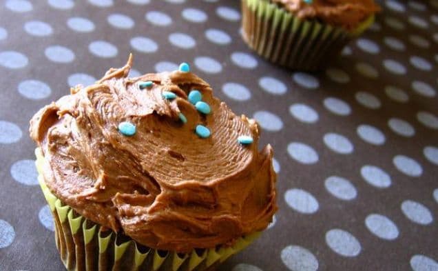 Kahlua Chocolate Cupcakes With Kahlua Frosting