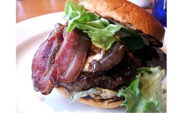 Lamb and Bacon Burgers