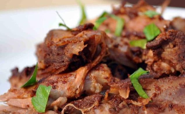 Lamb In Red Mole Sauce