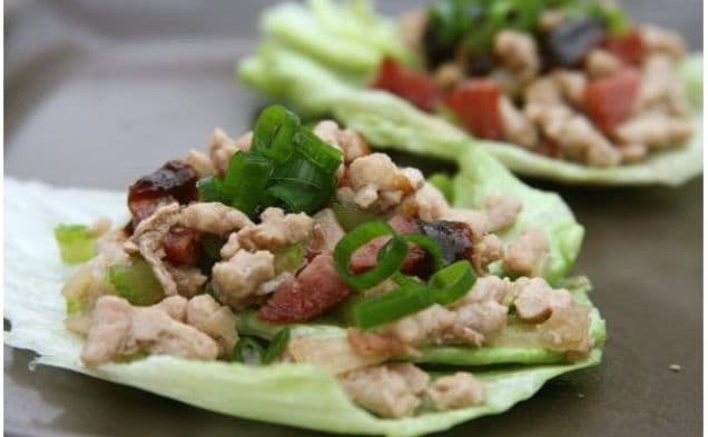 Mexican Chicken Lettuce Wraps