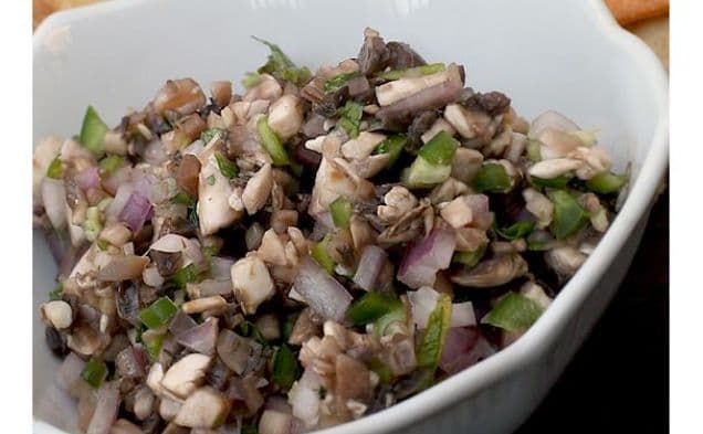 Mushroom, Jalapeño, and Cilantro Salsa