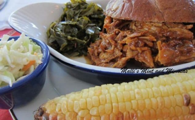 Pulled Pork Sandwich with Mango BBQ sauce