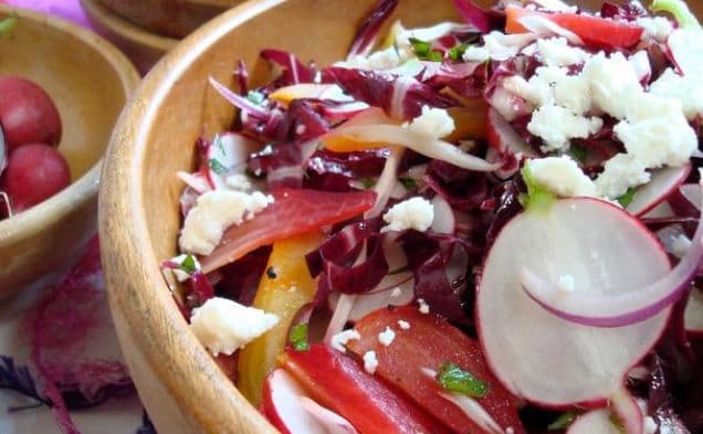 Roasted Beet and Radicchio Salad