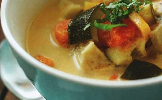 Roasted Mediterranean Vegetable Soup