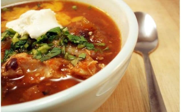 Tomatillo Turkey Chili