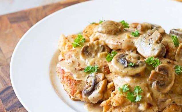 Valentine's Chicken Marsala