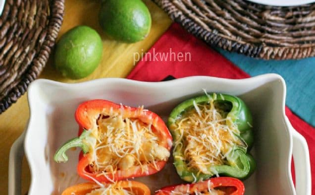 Chicken Fajita Stuffed Bell Pepper