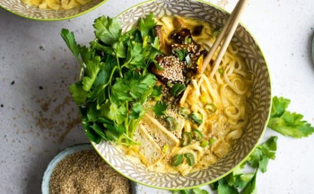 Coconut Curry Ramen Noodles