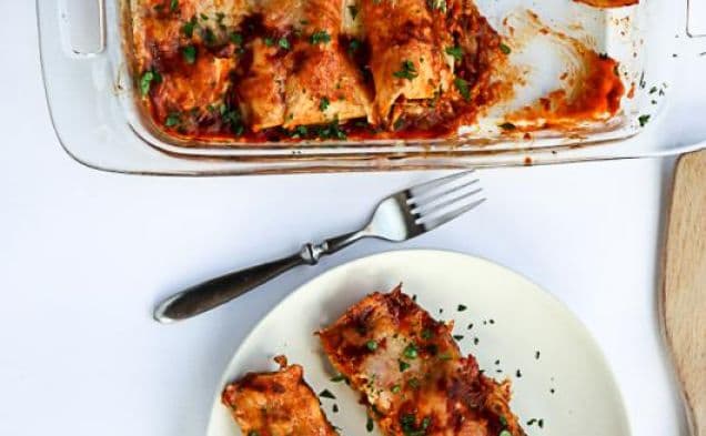 Chipotle Chicken Enchiladas