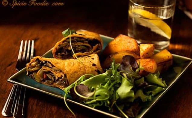Portobello “Steak” Wraps