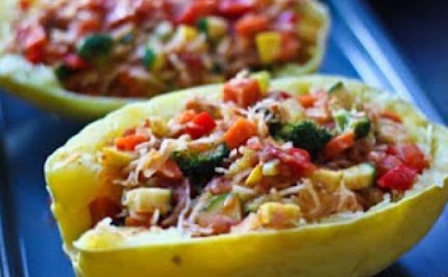 Spaghetti Squash Boats