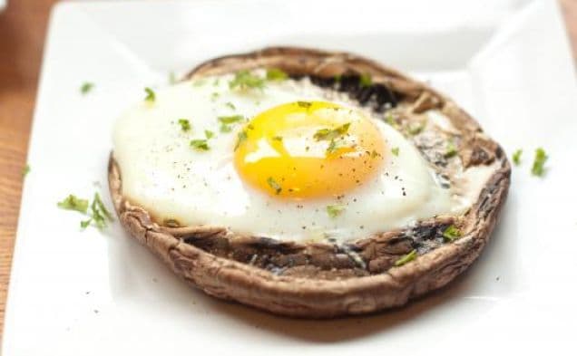 Portobello Baked Eggs