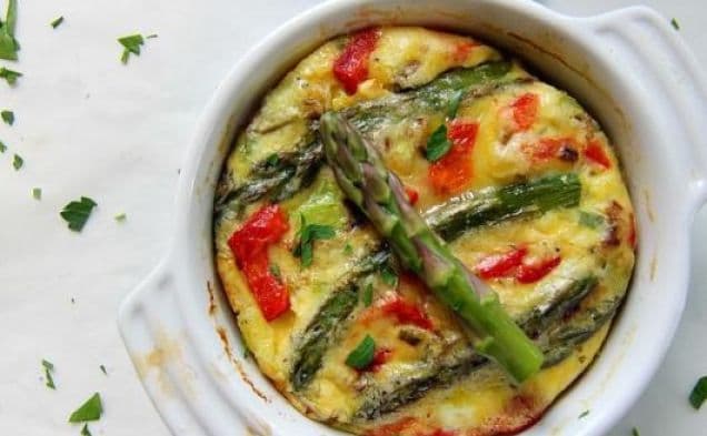 Roasted Asparagus Frittata