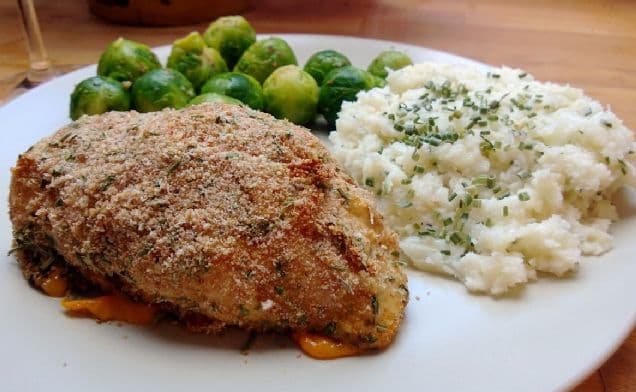 Herb and Cheddar Cordon Bleu