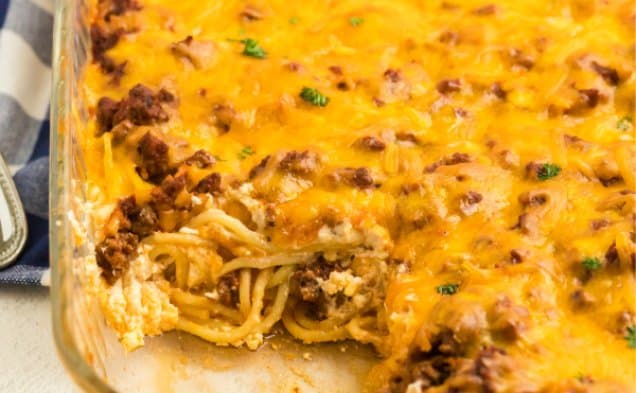 Easy Baked Spaghetti