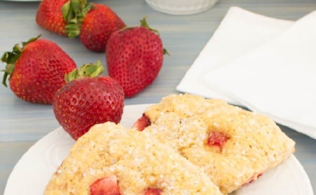 Strawberry Scones
