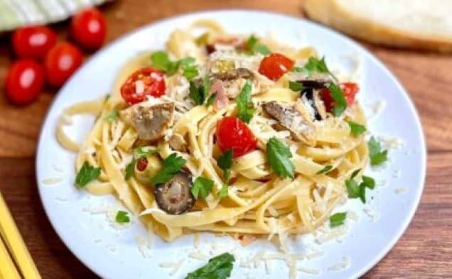 Spanish Sardines Pasta