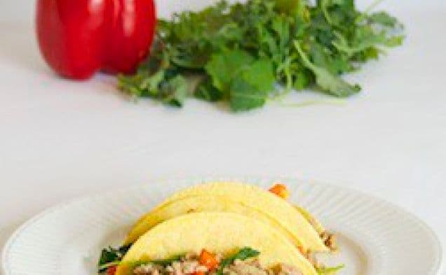 Turkey Kale Tacos