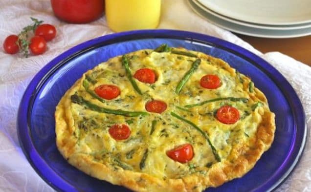 Asparagus and Asiago Frittata