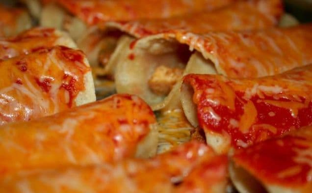Authentic Chicken Enchiladas