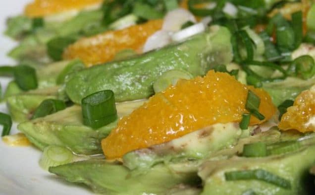 Avocado and Orange Salad With Orange-Ginger Dressing