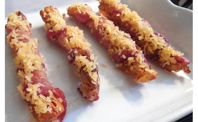Bacon Wrapped Breadsticks