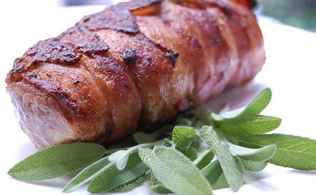 Bacon Wrapped Pork Tenderloin