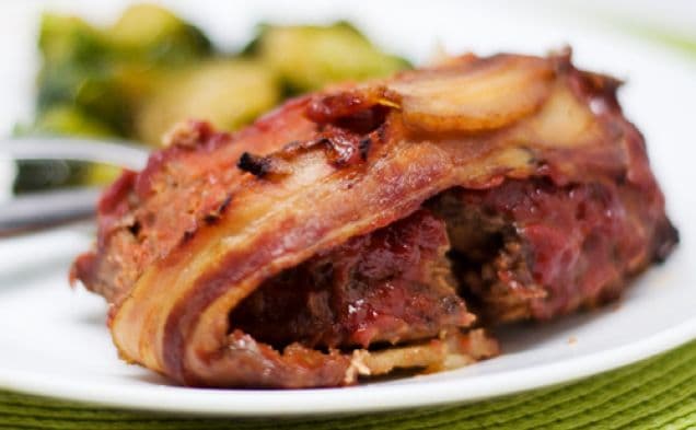Bacon-Wrapped Meatloaf