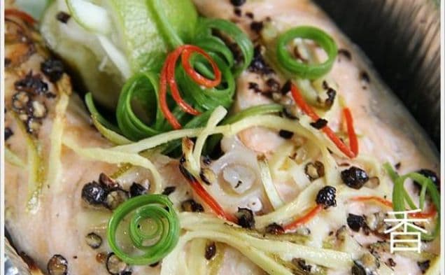 Baked Salmon With Lime