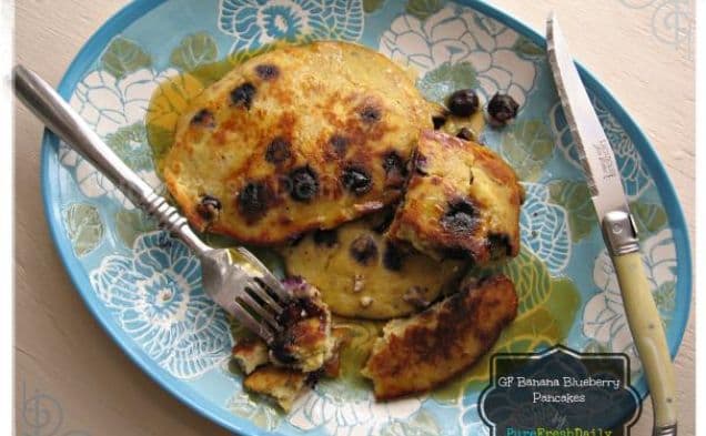 Banana Blueberry Pancakes