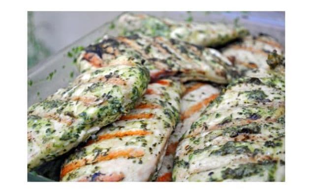 Basil Marinated Grilled Chicken