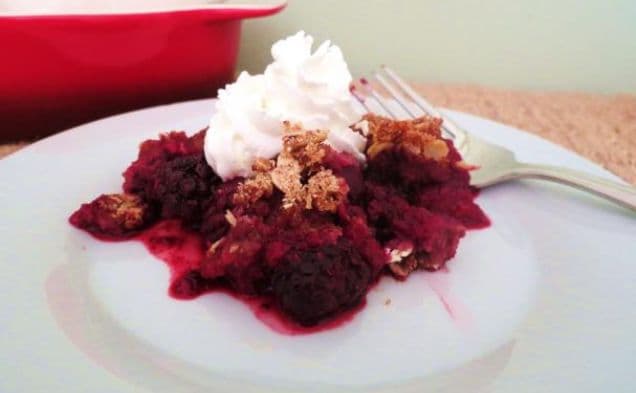 Berry Fruit Crumble