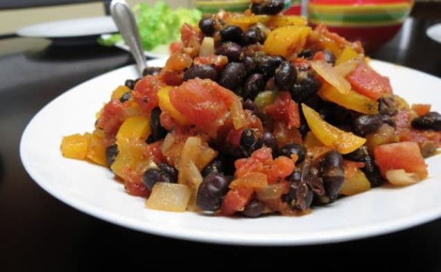 Black Bean and Peppers Taco Filling