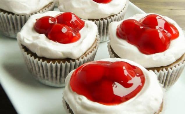 Black Forest Mini Cheesecakes