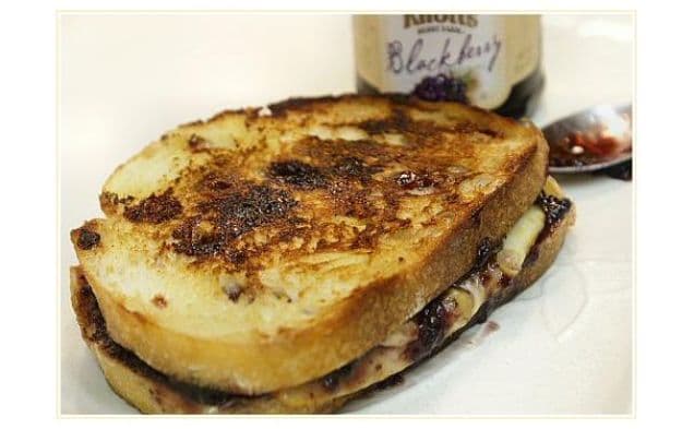 Blackberry Grilled Cheese Sandwich