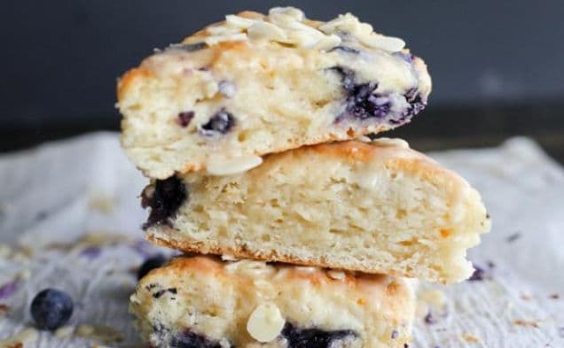 Blueberry & Orange Maple Scones