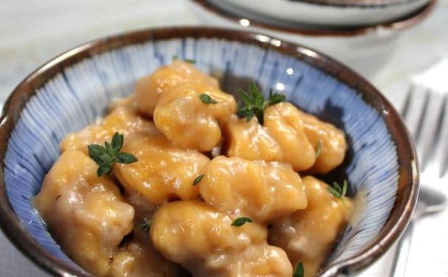Butternut Squash Gnocchi With Whiskey Cream Sauce